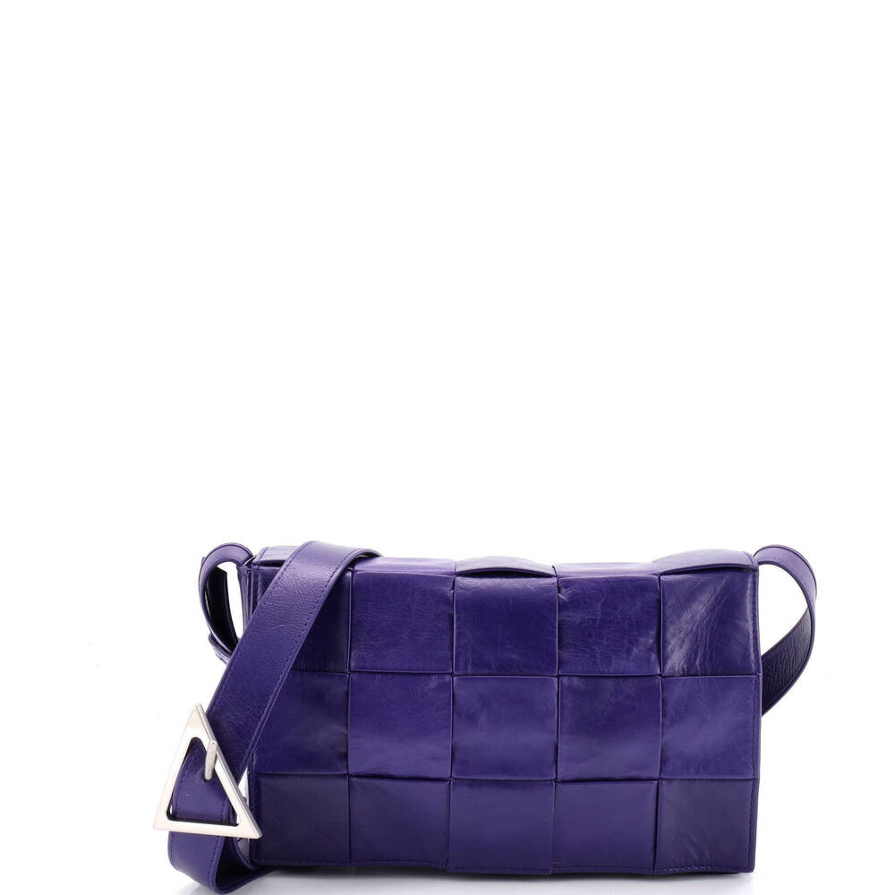 Bottega Veneta Small Cassette Crossbody Bag Maxi Intrecciato Leather